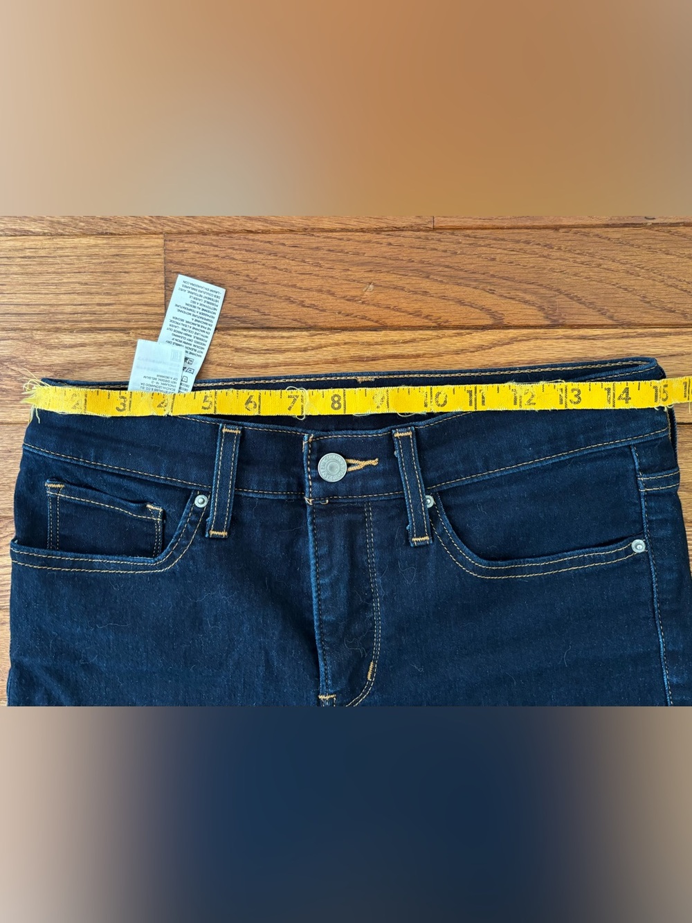 Levi's Dark Blue Denim Jeans size 28, 311 Shaping Jeans - Picture 4 of 8